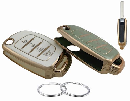 REPROTECTING TPU Key Fob Cover Compatible with 2013-2019 Hyundai Santa