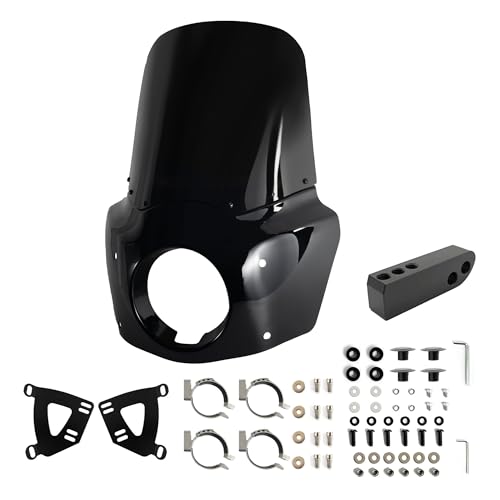 Aileron latéral carénage pour pare-brise Dyna 06-14 et Softail FXBB