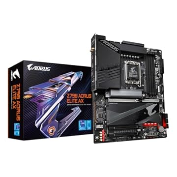 PLACA MAE Z790 AORUS ELITE AX DDR5 CHIPSET INTEL Z790 LGA 1700 13ª E 12ª GERACAO - Z790 AUROS ELITE AX