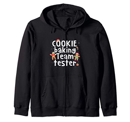 Cookie Baking Team Tester Abbinamento Natale in Famiglia Felpa con Cappuccio