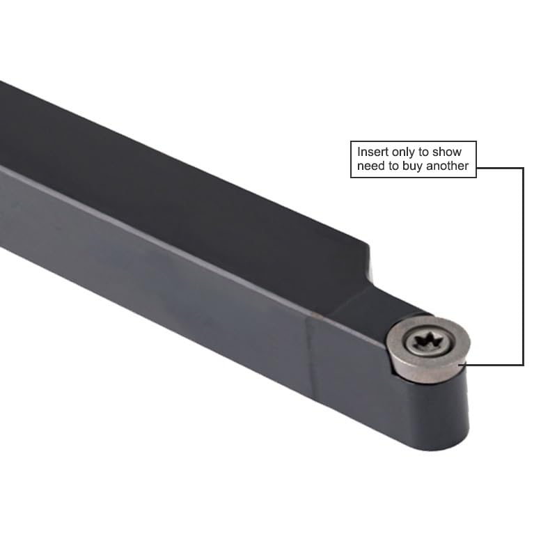 1 pieza CNC 16 mm 25 mm SRAPR-2020K08 Portaherramientas de torneado externo RPMT08 Insertos de torno Herramienta de acero sujetada Herramienta de torneado de torno(SRAPL-2020K10)