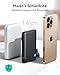 INIU Ultra-schlank 10000mAh Power Bank für MagSafe, Original Qi2-zertif Wireless Fast Charging, 45W Externe Akku mit USB C Kabel & Ständer, Flugtauglich Magnetische Akkubank nur für iPhone 17-12, Blau