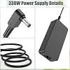 Cargador AC 330W para Acer Predator Helios 18 16 PH18-71 PH16-72 Neo 18 AI PHN18-72 Neo 16 PHN16-73 Helios 700 500 300 Triton 500 300 Nitro 17 16 15 A20-330P1A Adaptador de corriente para laptop 8
