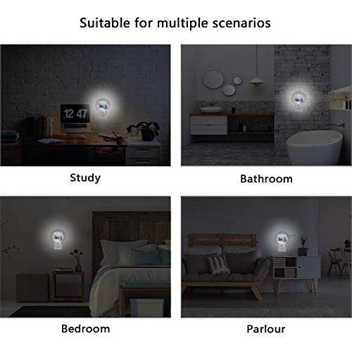 Naanle Set Of 2 Merry Christmas Snow Tree Snowflake Auto Sensor Led Dusk To Dawn Night Light Plug In Indoor For Adults #TOP5