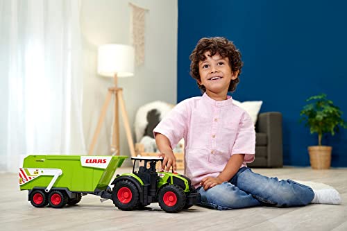 Dickie Toys-CLAAS Traktor mit Anhänger (64 cm)-großer Spielzeug-Trecker mit Freilauf-Mechanik für Kinder ab 3 Jahren… – Bild 5