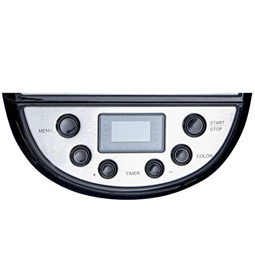 Gastronoma 18260001 Brotbackautomat, Brotbackmaschine 12 digitale Programme, automatisches Zutatenfach, für 1350 Gramm Brotlaibe, Sichtfenster, 13 Stunden Verzögerungs Timer, 60 Min Warmhaltefunktion 6 Gastronoma 18260001 Brotbackautomat, Brotbackmaschine 12 digitale Programme, automatisches Zutatenfach, für 1350 Gramm Brotlaibe, Sichtfenster, 13 Stunden Verzögerungs Timer, 60 Min Warmhaltefunktion