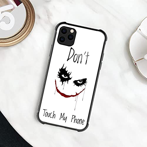 Iphone 13 Pro Max Case,Don't Touch My Phone Smeil Drop Protection Soft Tpu Edges For Iphone 13 Pro Max Case,Pattern Design Cases For Apple Iphone 13 Pro Max 6.7 Inch Don't Touch My Phone Smeil #TOP1