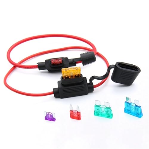 Porte-fusible en ligne 12 AWG étanche avec fusible lame 25A