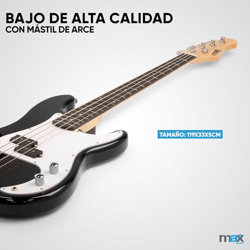 Miniatura 2 de Max Gigkit - Bajo Eléctrico Con Amplificador Incluido De 40w Color Negro
