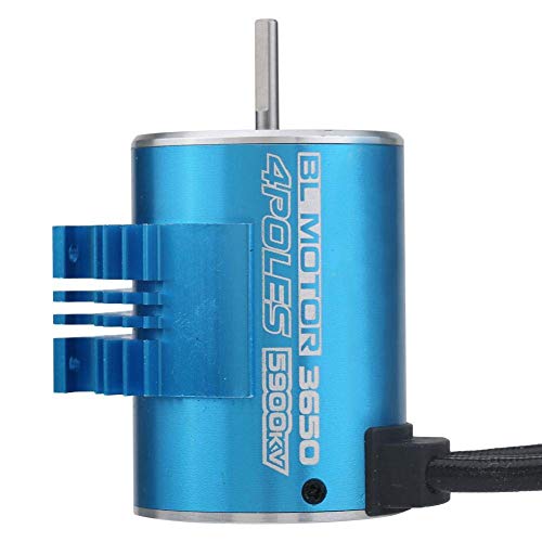 RC Motor, hochleistungsmotor, 3650 5900KV, 4 poliger bürstenloser Motor, für 1/10 1/16 1/18 Auto-Bootszubehör, model car boat accessories