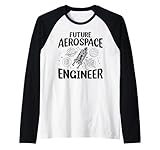 space ship engineer kids - futuro ingegnere aerospaziale maglia con maniche raglan