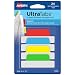 Avery Ultra Tabs, 2.5" x 1", 2-Side Writable, Red/Yellow/Green, 24 Repositionable Margin Tabs (74768)