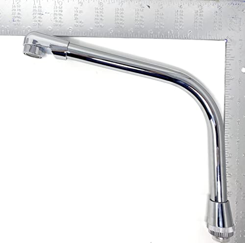 Two-Handle 8" Plastic Body Kitchen Faucet With Chromed Finish [1022 P] - Grifo De Plastico De Calidad Para Baño O Cocina #TOP4