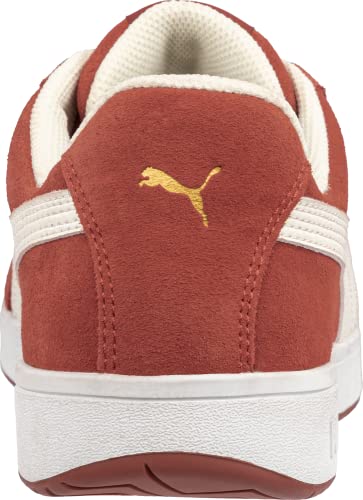 Image of Puma Women's Iconic Suede Composite Toe Industrial Shoe, Red Eh, 11