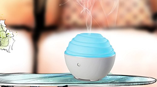 Zaq Usb Travel Aromatherapy Portable Ultrasonic Essential Oil Diffuser - Auto Shut-Off, Cool Mist, Color Changing Led Lights (Update 2017 New Model) #TOP4