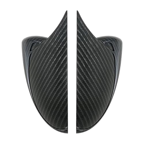 Garniture de rétroviseurs Kia Forte coques ajustement parfait abs rigide noir