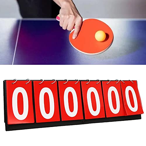 Marcador portátil de mesa 6 dígitos para deportes miniatura 5