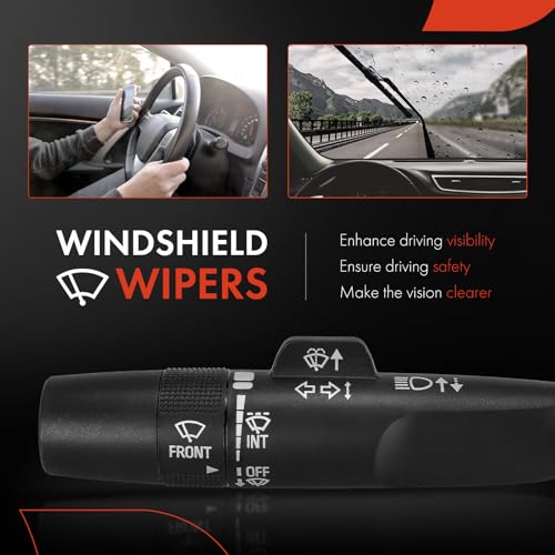 A-Premium Turn Signal Switch, Headlight Dimmer Windshield Wiper Multifunction Switch Lever Compatible with Chevy Silverado 1500 2015, GMC Sierra 1500 2014-2018, Sierra 3500 HD 2015-2018 by A-premium - Image 5