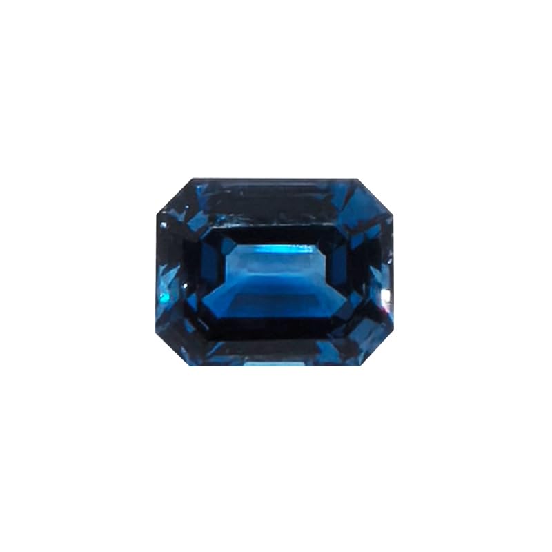 Saphir cultivé en laboratoire bleu roi certificat AGL, cadeau de bijoux DIY