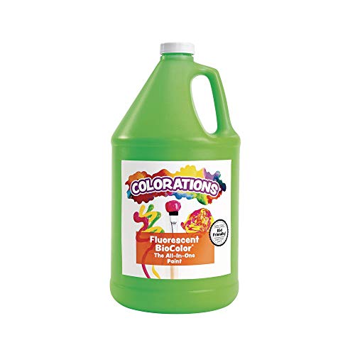BioColor FGBIOGR Paint, Fluorescent Green - 1 gal