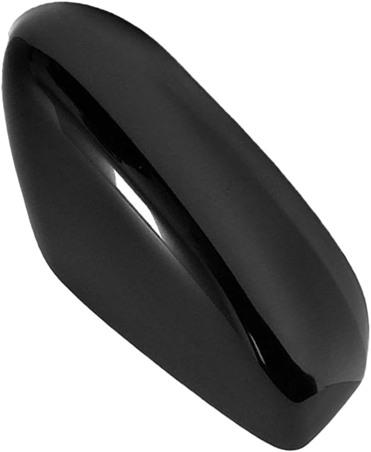 Side Mirror Cover, Compatible with Nissan Altima 2013-2018, 96373-3TH0A, 96374-3TH0A, 963743TH0A, 96374 3TH0A, Car Exterior RearView Mirror Covers Clip-On Black Cap, Left Driver Side