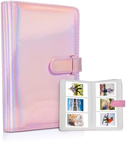Riosin 108 Pockets Mini Album Compatible with Fujifilm Instax Mini film, Suitable for Instax Mini 12/11/7+/9/Evo/Link 2, 2x3"Photo Album for Polaroid Snap Canon ivy 2 Kpop Photocard(Mint Green)