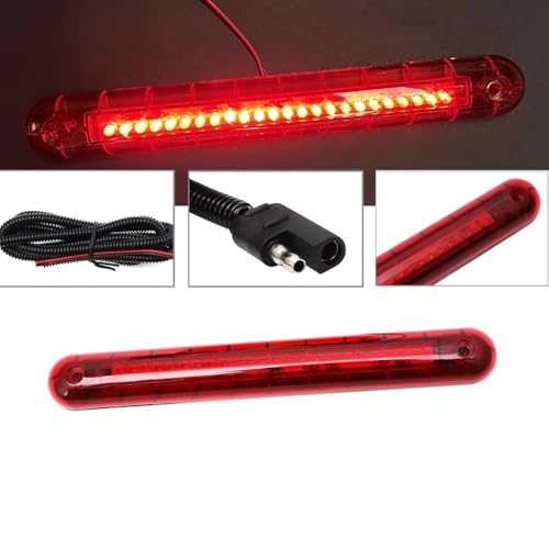 Feu de freinage 24 LED universel à haute luminosité 12V pour avertissement arrière - 2