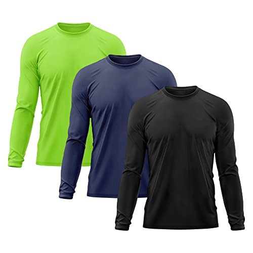 Kit 3 Camisetas Masculina Manga Longa Térmica Proteção Solar UV Dry Fit Segunda Pele X, Ta... Kit 3 Camisetas Masculina Manga Longa Térmica Proteção Solar UV Dry Fit Segunda Pele X, Ta...
