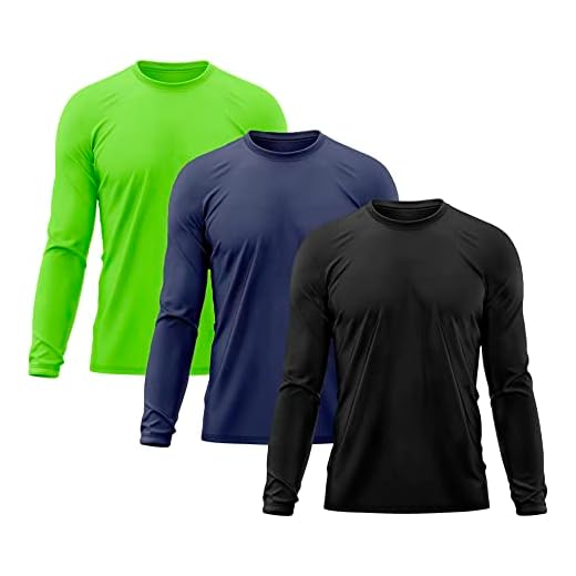 Kit 3 Camisetas Masculina Manga Longa Térmica Proteção Solar UV Dry Fit Segunda Pele X, Tamanho GG