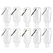 Produktbild 10pcs 50ml Plastikflaschen mit Flip Caps Mini Nachfüllbare Reiseflaschen mit Haken Transparente Desinfektionsmittel Flaschen