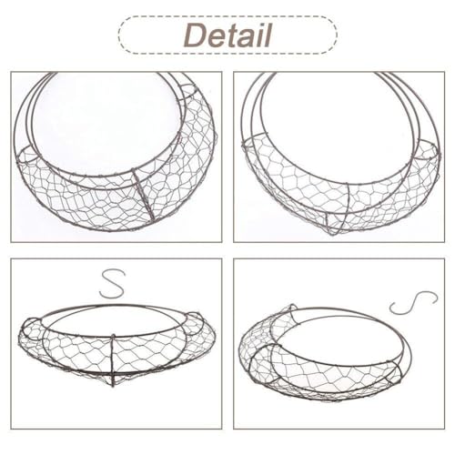 Panier de fleurs d'intérieur suspendu lune, idée cadeau décoration maison - 6