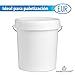 MARKESYSTEM - Cubo VACIO INDUSTRIAL Pack de 5 x 17,9 litros -...
