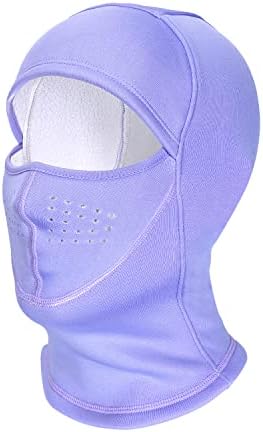 LMMHEIZI Kids Balaclava Ski Face Mask Winter Fleece Cold Weather Kids Neck Warmer for Boys Girls