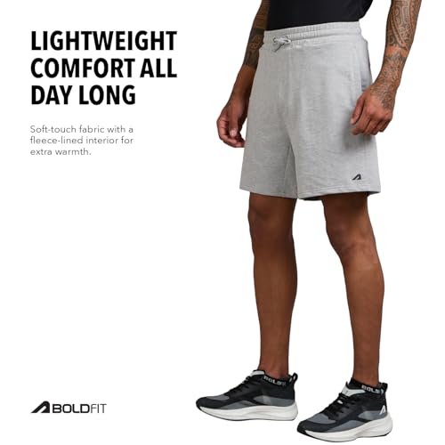 Image of Boldfit Shorts for Men Solid Men Shorts Regular Fit Gym Shorts for Men Workout Yoga Outdoor All Day Shorts for Men All Season Wear Cotton Poly Quick Dry Mens Shorts Yoga Shorts