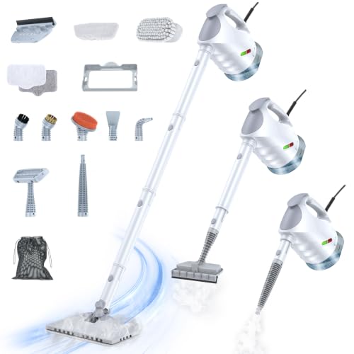 Image of Steam Cleaner for Home, 10-in-1 Steam Mop with Detachable Handheld Steamer