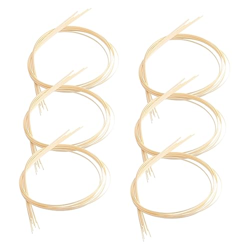 Yardwe 10Pcs White Abs Guitar Binding Strips Musical Instrument Accessories for Electric and Acoustic Guitars