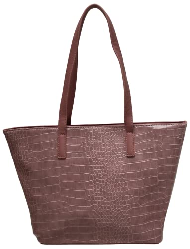 TESSUTO RETTILE Envy Borsa tote 944 da donna, taglia unica, Heather, MEDIUM