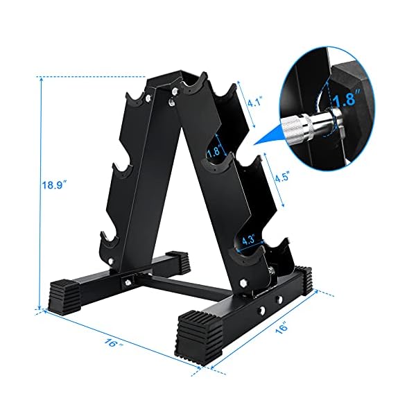 Uprimu-3-Tier-Dumbbell-Weight-Rack-A-Frame-Dumbbell-Storage-Rack-220-LB-Capacity-Set-For-Home-Gym-Exercise-Strength-Training Uprimu 3 Tier Dumbbell Weight Rack, A-Frame Dumbbell Storage Rack ,220 LB Capacity Set For Home Gym Exercise Strength Training