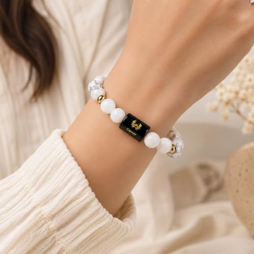 Image of Rashi Bracelet for Men & Women | Original Certified Healing Crystal for Confidence, Motivation & Positive Energy | Zodiac Bracelet for Men & Women | Astrology Gift For Everyone