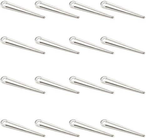 NBEADS 100 PCS Silver Color Tibetan Style Alloy Spike Beads Charm Necklace Bracelet Pendant, DIY Handmade Accessories Jewelry Making Findings Supplies for Birthday Party