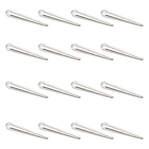 Nbeads 100 Pcs Silver Color Tibetan Style Alloy Spike Beads Charm Necklace Bracelet Pendant, Diy Handmade Accessories Jewelry Making Findings Supplies For Birthday Party #TOP29