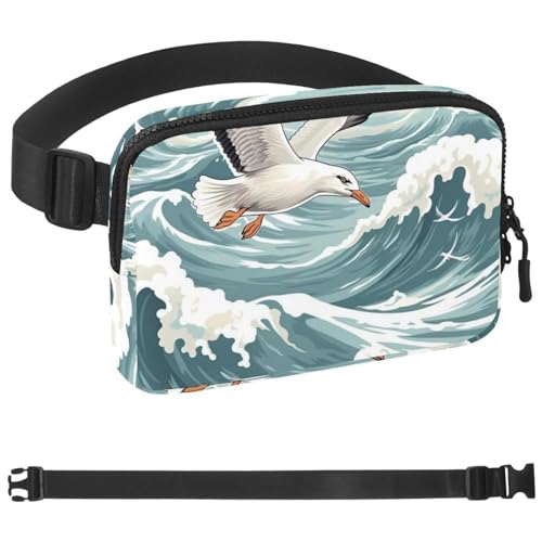 Sac banane à bandoulière Sea Mew parfait pour vos voyages et sessions de running