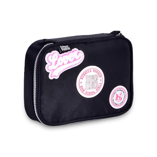 Estojo Modelo Box Rebecca Bonbon Vintage Escolar e Universitário Amplo Compartimento Capacidade 100 Pens 36 Elásticos (RB24007)