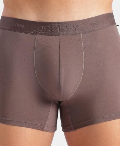 Image of Jockey IC25 Men Tencel Micro Modal Cotton Elastane Stretch Solid Trunk with Natural StayFresh Properties