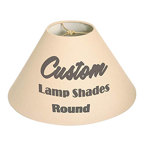 Royal Designs Truly Customizable Round Lamp Shade | Practically Any Shape, Size, or Color | Custom...