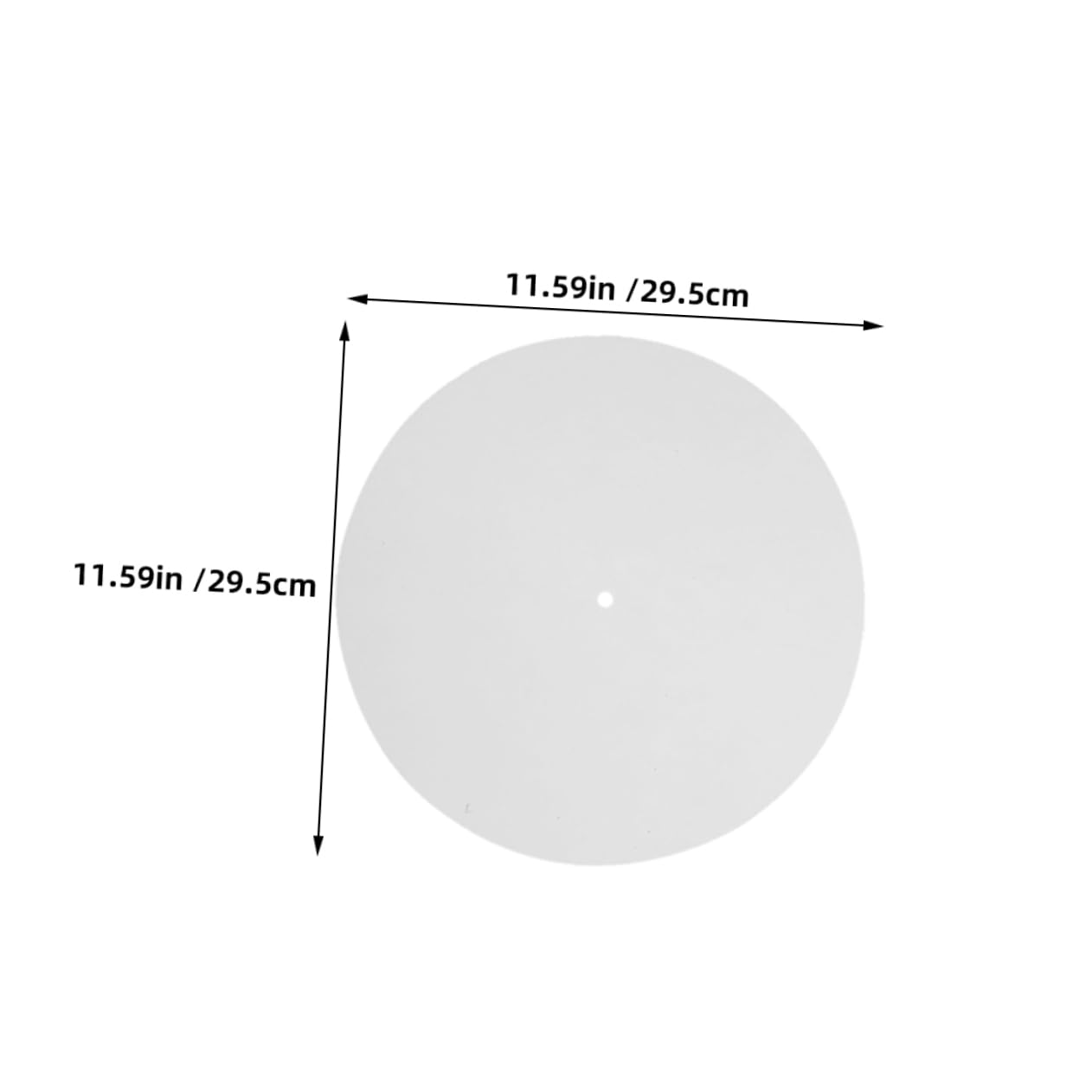 Yardwe 3pcs Record Player Mat Vinyl Turntable Slipmat Rug Felt Anti-static Mat for Record Player