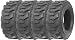 Set of 4 New ZEEMAX Heavy Duty 10-16.5/10PR G2 Skid Steer Tires for Bobcat w/Rim Guard