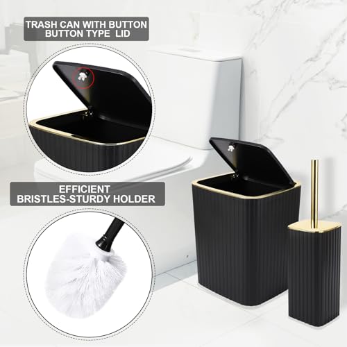 image for XLHOMO Bathroom Accessories Set - Gorgeous Bathroom Set, 10PC Bathroom