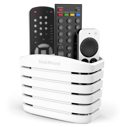 Support de télécommande TotalMount Medium Blanc - Rangement stable 3 appareils