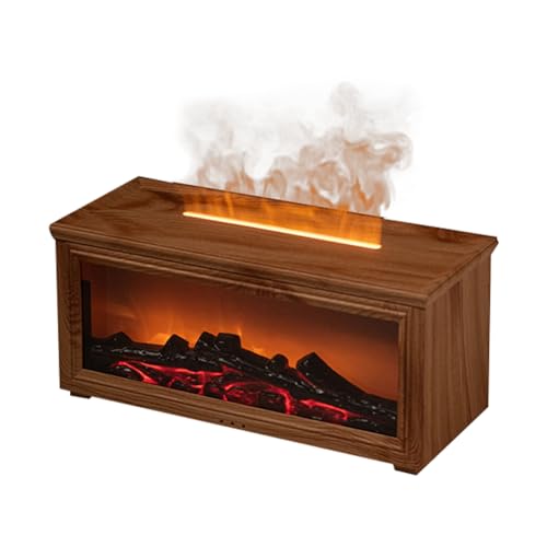 Diffuseur à simulation de cheminée design élégant effet flamme coloré - 2